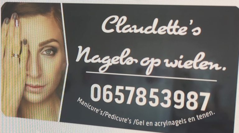 Claudette’s nagels op wielen