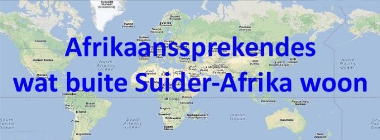 Afrikaanssprekendes wat buite Suider-Afrika woon